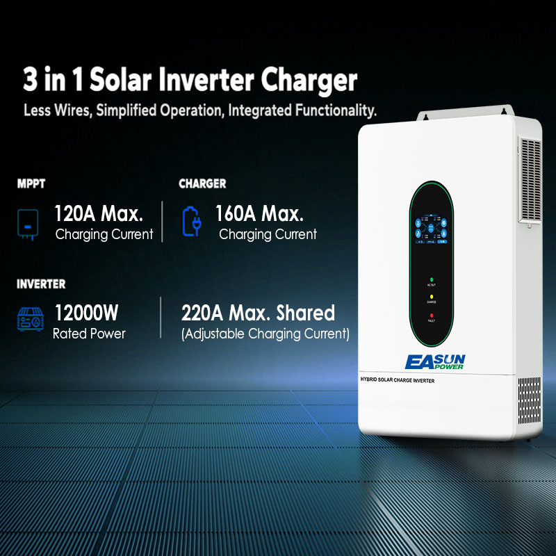 EASUN US 12KW 12000W Inverter  - Grid Tie Inverter Limiter 2000W recensione e prezzo