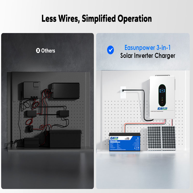EASUN US 12KW 12000W Inverter  - Grid Tie Inverter Limiter 2000W recensione e prezzo